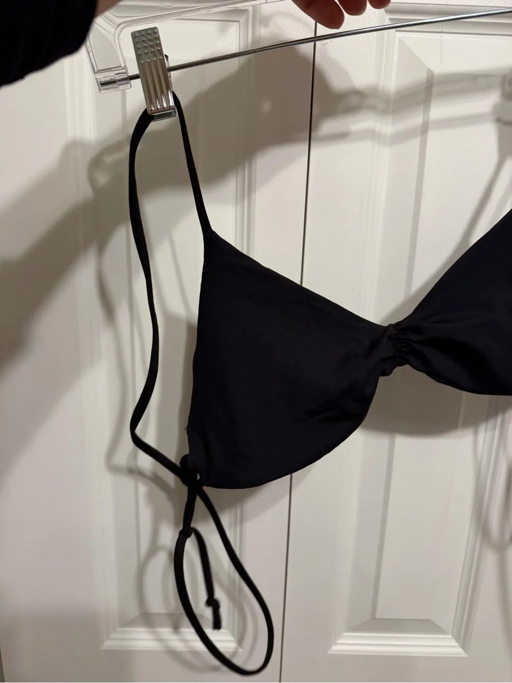 L*Space L61063 Black Cody Top Women's Swimwear Size M new without tags